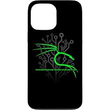 Backtrack Kali Linux design with Dragon and Tagline - Green Case for iPhone 13 Pro Max