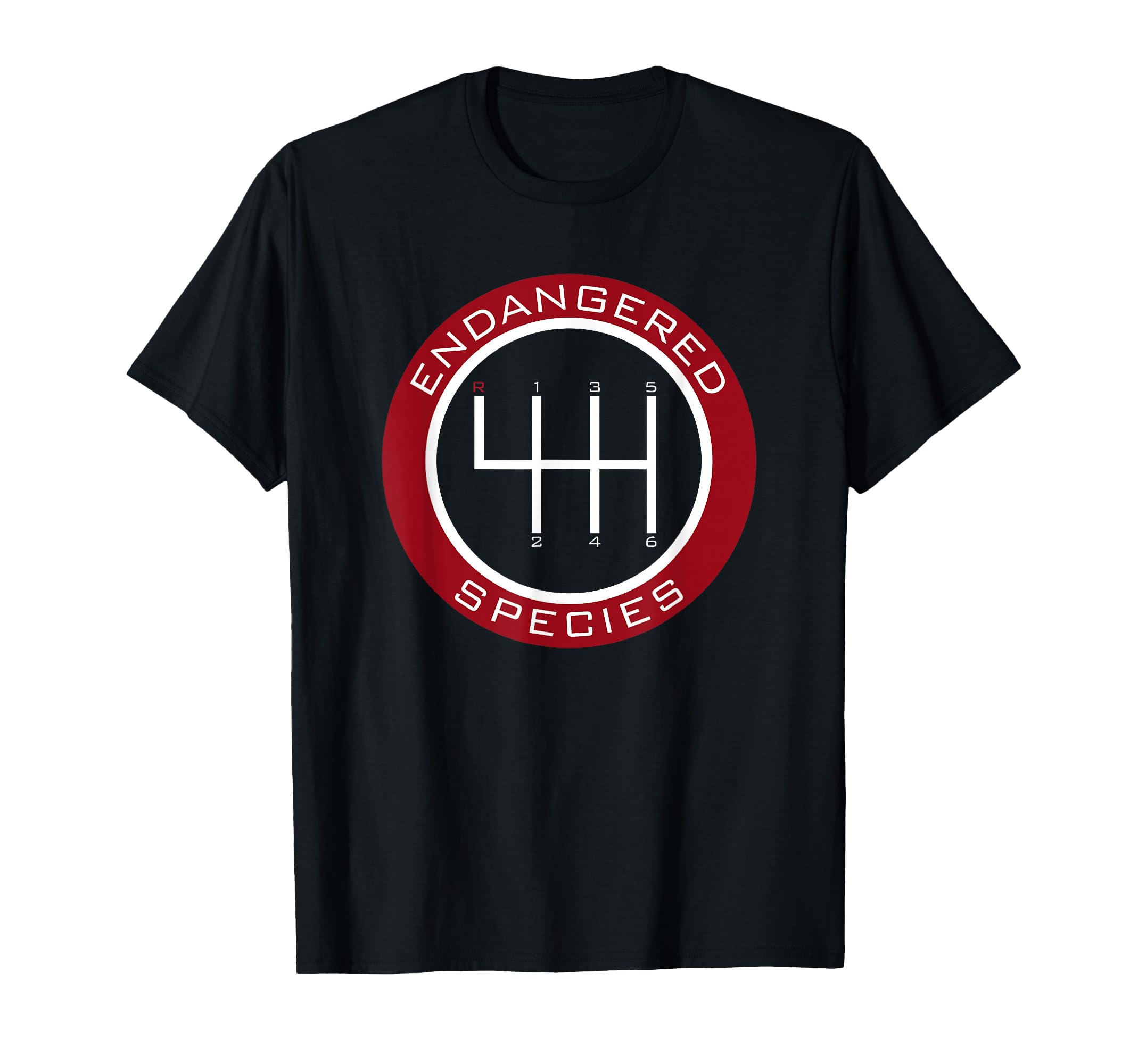 Save the Stick Shifts: Endangered Species Manual Shifter Car Guy Tee