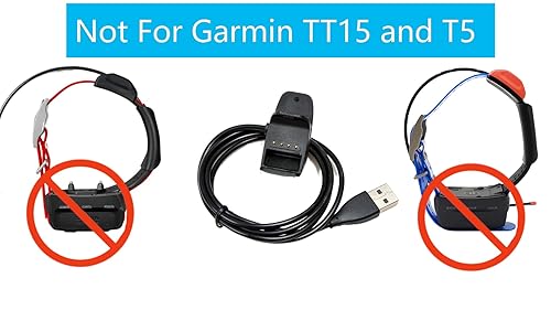 Miniatura 2 de Cargador de clip de carga para Garmin TT15Mini T5Mini TB10 PT10 PT6 para Garmin Sport PRO Collar Shock Dog E Collar (1)
