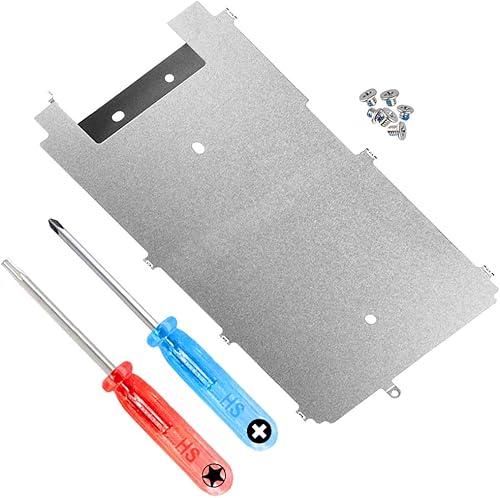 MMOBIEL Ricambio Piastra LCD Post Compatibile con iPhone Metallo con Scudo Termico incl connessione Tasto Home preinst Cavo Flex esteso Inclusi cacciaviti MMOBIEL Ricambio Piastra LCD Post Compatibile con iPhone Metallo con Scudo Termico incl connessione Tasto Home preinst Cavo Flex esteso Inclusi cacciaviti