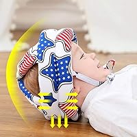 Vista 44 de Lindo casco de seguridad para bebé, protección para la cabeza del niño, ajustable, sombrero de parachoques para la cabeza, casco de parachoques