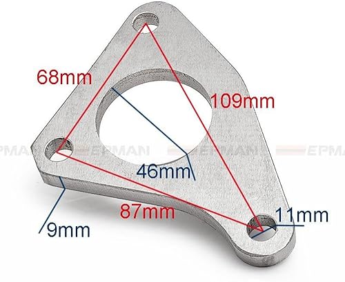 Miniatura 2 de Brida del colector de entrada de turbina Turbo para Subaru EJ20 EJ25 Impreza Wrx Sti Brida de entrada