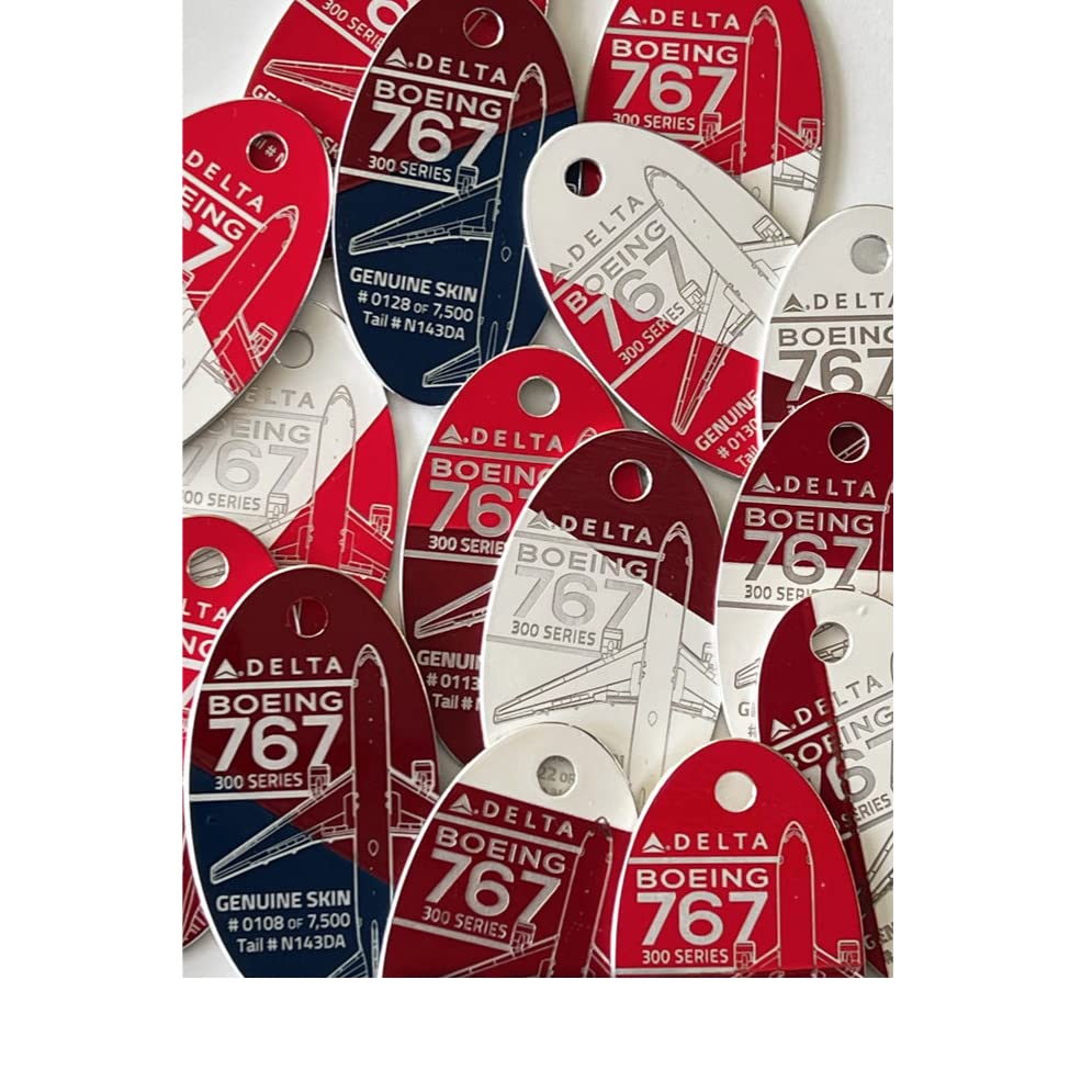 Amazon | PLANETAGS B767 N143DA Blue DELTA プレインタグス デルタ