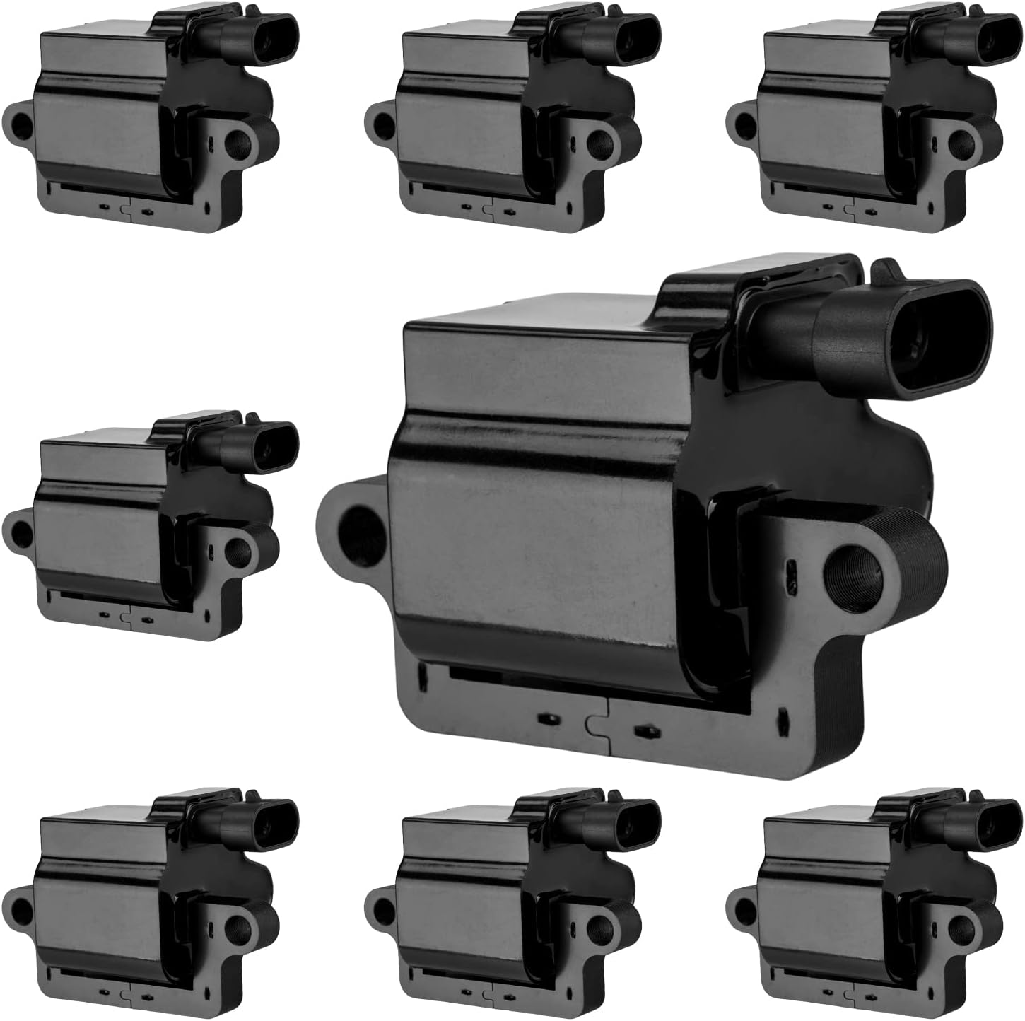 PHILTOP UF271 Ignition Coil 8 Packs Fit for Silverado 1500,Tahoe,Sierra 1500,Silverado 2500 HD,Suburban 1500,Avalanche 1500,Yukon,Silverado 1500 Classic,Silverado 2500,Yukon XL 1500,Escalade,H2