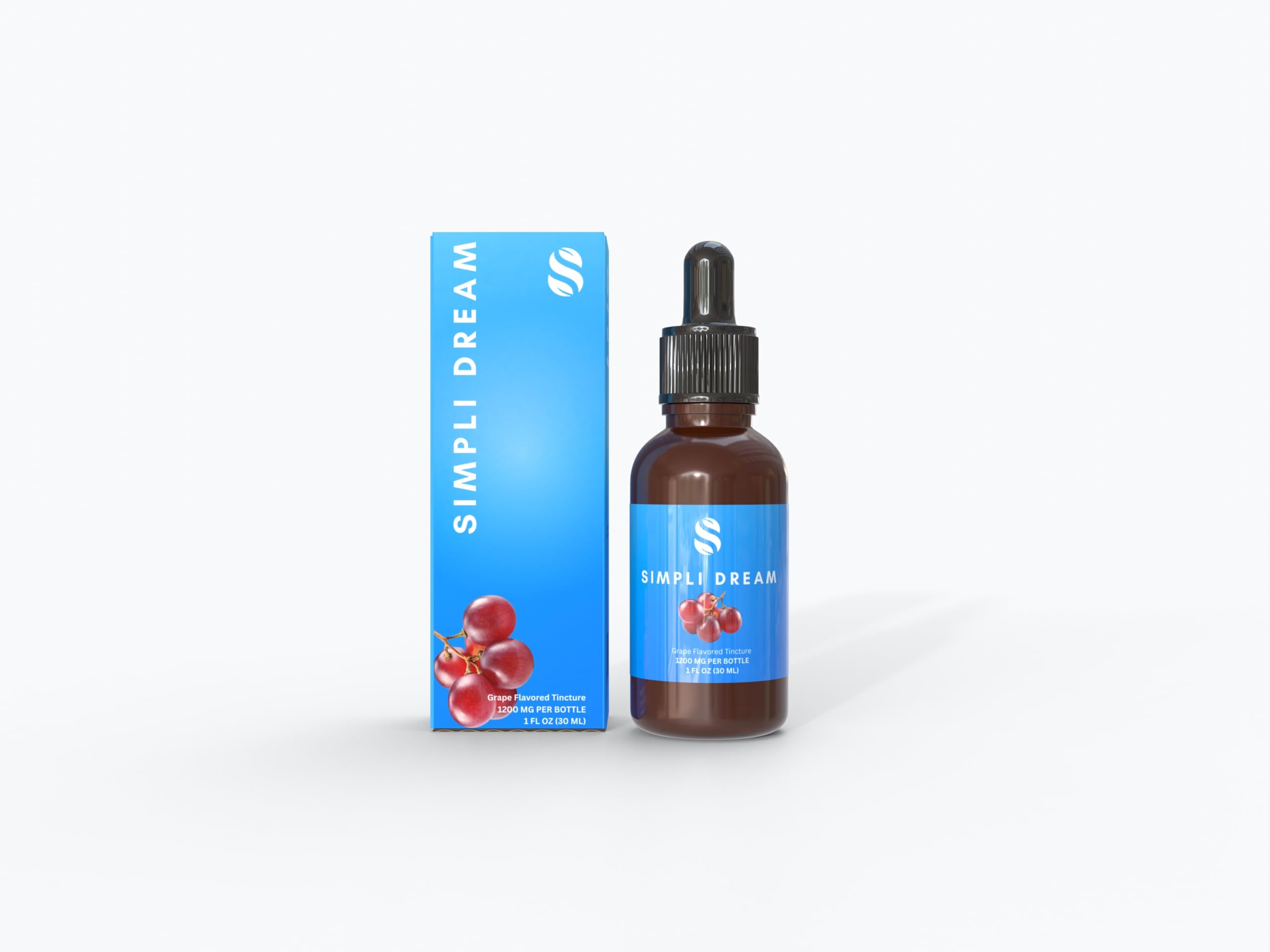 Simpli Dream 30ml Tincture - Hemp derived Sleep Aid, 0.01 Fl Oz (Pack of 200)