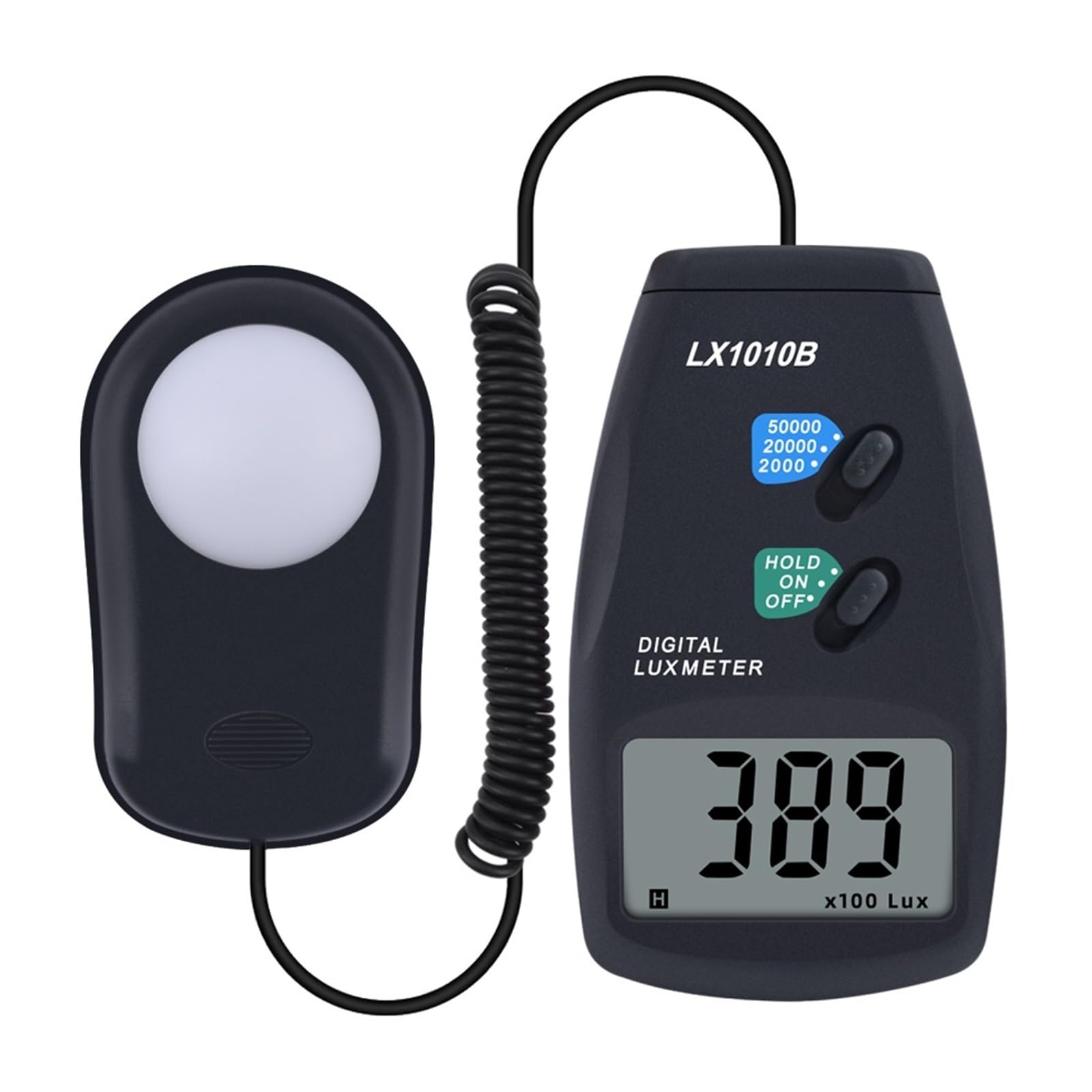Cyfrowy Miernik Natężenia Oświetlenia Przenośny Iluminometr Z Wyświetlaczem LCD Blokadą Odczytu I Funkcją Sygnalizacji Niskiego Zużycia Energii Precyzyjny Pomiar światła