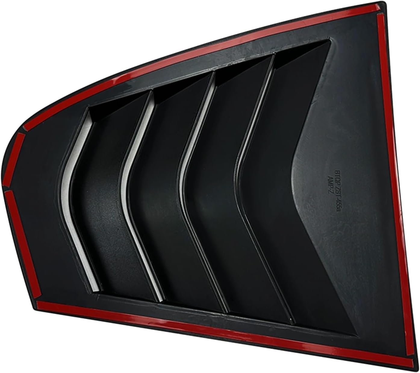 Gloss Black Carbon Fiber Look Rear Side Window Louver Shutter Cover Trim for BMW 3 Series F30 F31 318i 320i 325i M Sport 2013-19(Carbon Fiber Look)