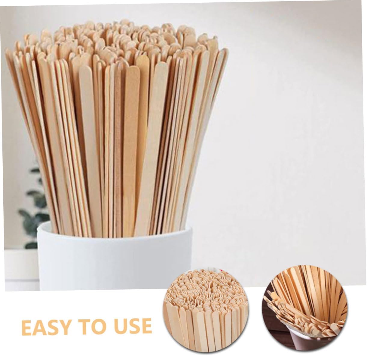 500pcs Elegant Beverage Stirring Sticks Stirrer Tool for Milk Coffee Tea Portable Mixing Stick