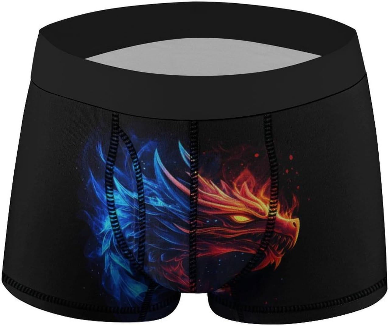 Dragon Novelty Men's Boxer Briefs Soft Breathable Underpants Trunks Stretch Underwear
