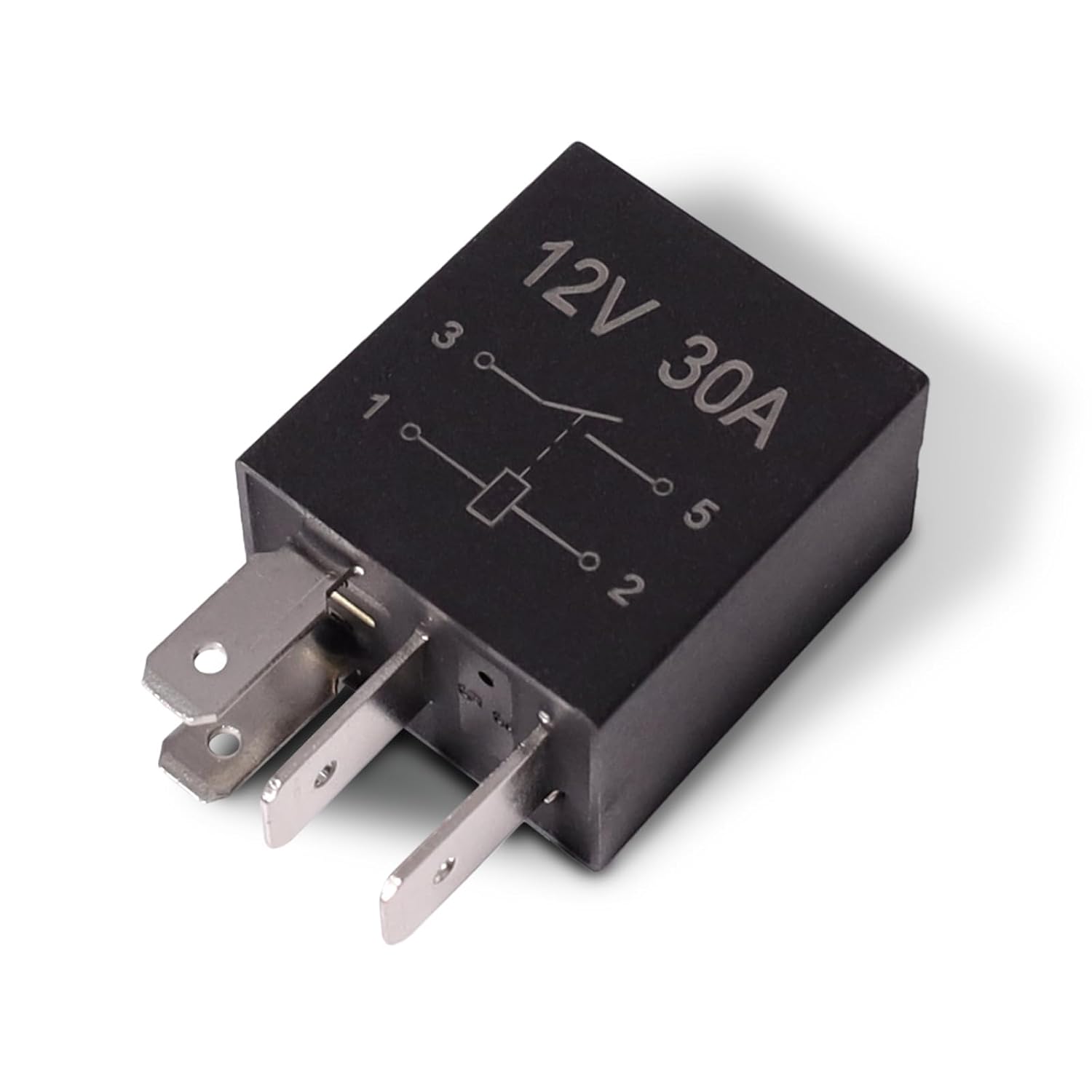SMMS MR588567 Multi-Function Relay - 1-Pack, 12V 4-Pin 30 Amps Automotive Micro Relay Compatible with VW, Audi, BMW, Toyota for Fuel Pump, Fan, Wiper & Electrical System Repairs