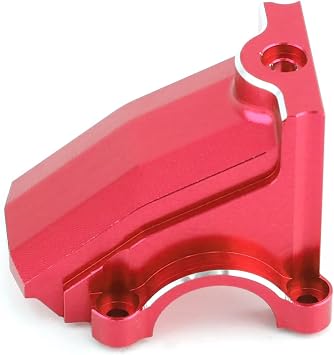 Alloy Front/Rear Differential Cover Gearbox Cover Differential Housing 7780 for X-MAXX 8S 77086-4 XRT 8S 78086-4 Upgrade Parts Red