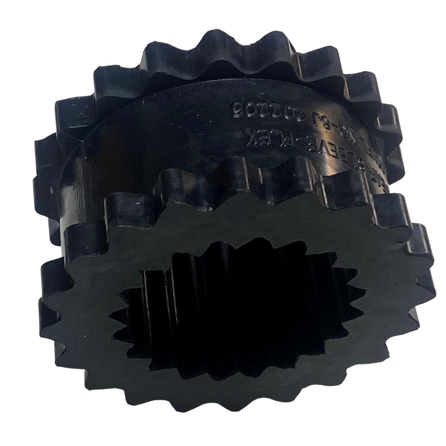 9JE Coupling Sleeve Rubber Elastomer 9J for S-Flex Series, Solid Design, 6" OD, 3" Elastomer Length,1800 in-lbs Nominal Torque