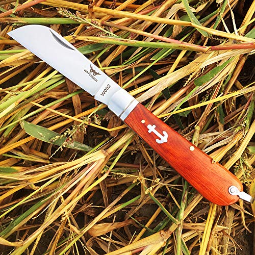 Watchman W002 Pocket Knife Folding Knives Traditional Folder Wood Handle Material Collection #TOP1