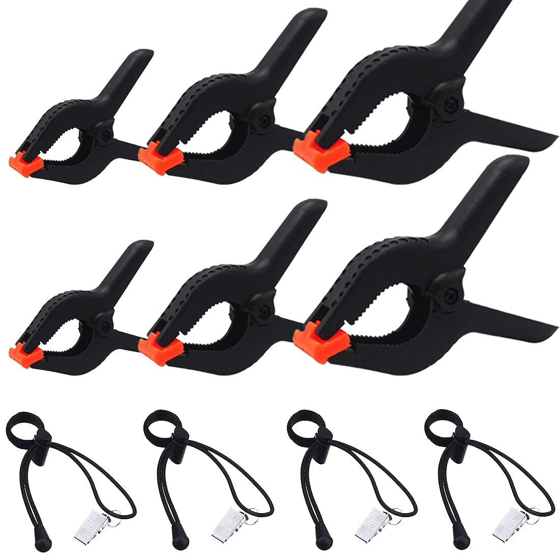 10x Federzwingen Set - Klemmzangen Für Holz, Planen & Fotohintergründe