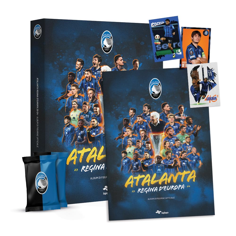 Atalanta Regina d'Europa - Prodotto UFFICIALE - Album di figurine in Collezione completa - Europa League 23/24