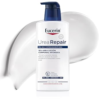 Eucerin UreaRepair Intensive Moisturizing Lotion 10% Urea (400ml), 72 Hour Moisturizer, Body Moisturizer with Urea and Cerami