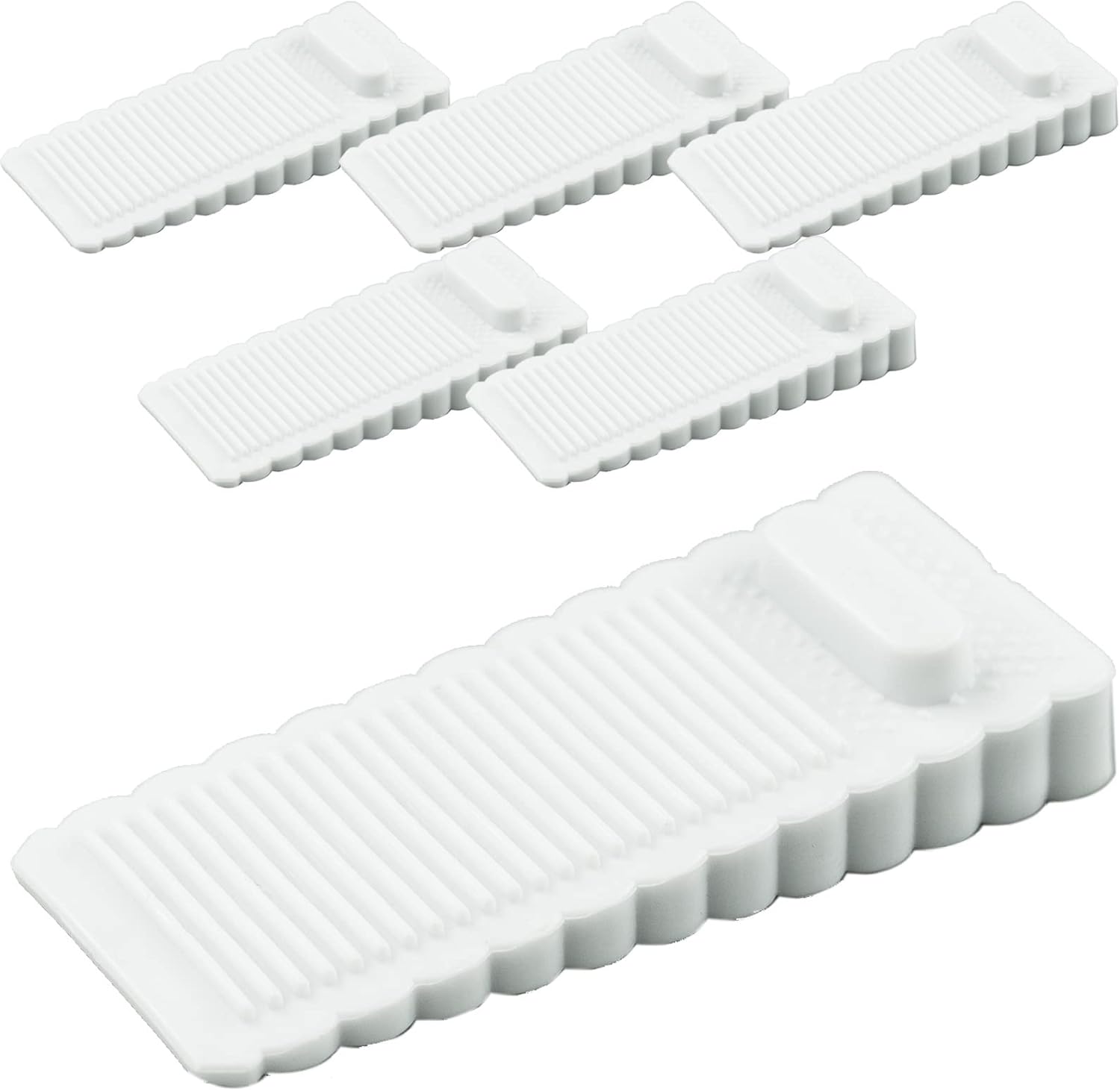 5 Pack Clear Rubber Door Stops Premium Door Wedge Anti Slip Door Stop