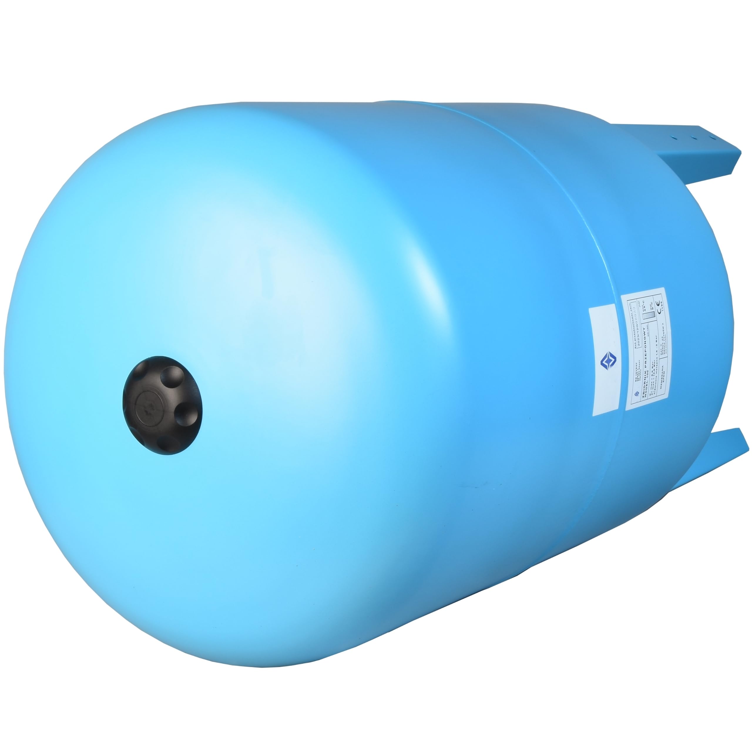 Serbatoio a Pressione 100L - per Impianti Idrici e Sistemi Autoclave - con Membrana EPDM - Vaso di Espansione - per Pompa Domestica Pompa per Pozzo - Attacco da 1" - Acciaio - Verticale 100 Litri