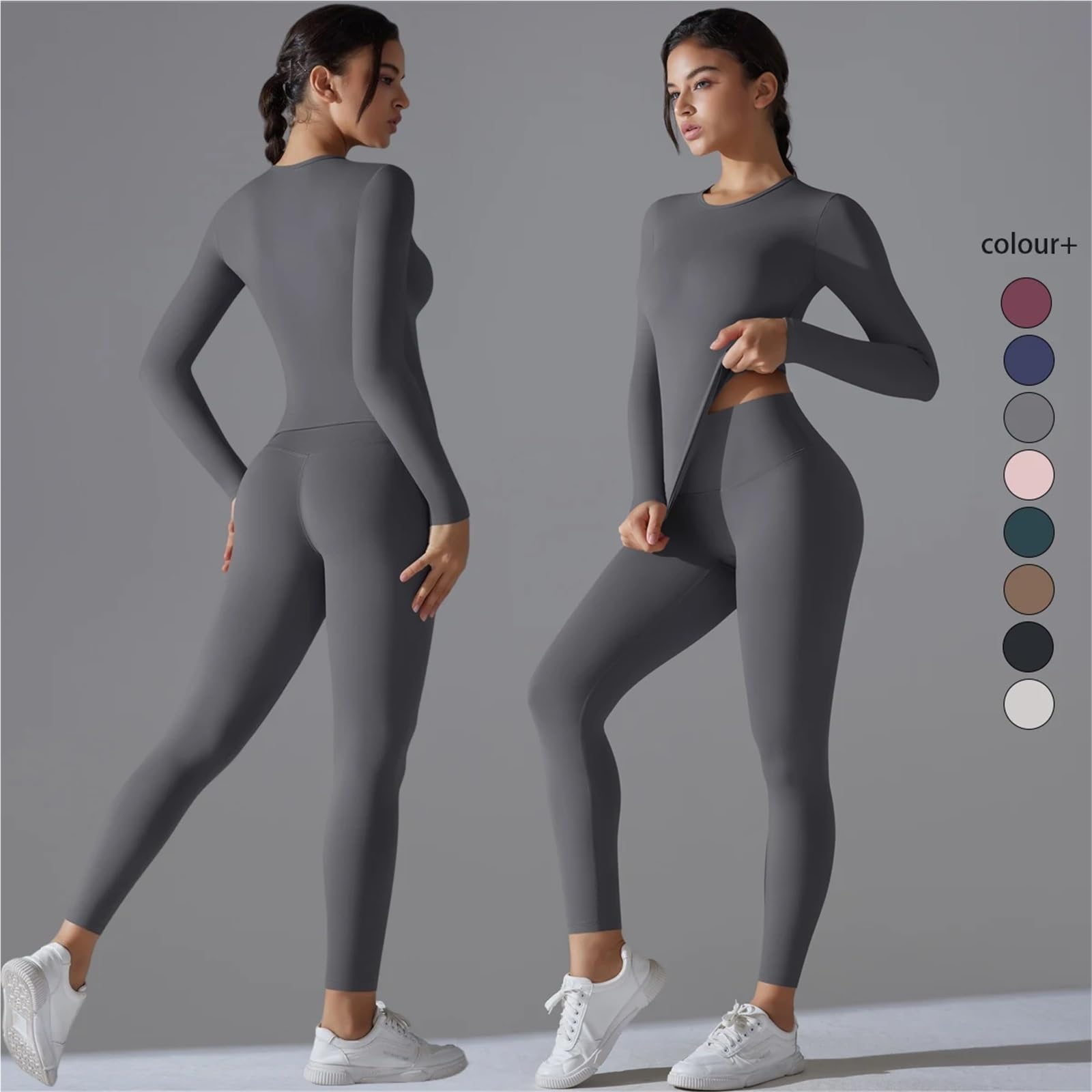Leggings Elasticizzati Traspiranti for Yoga Slim Fitness Top Attivo Traspirante Controllo della Pancia Dimagrante