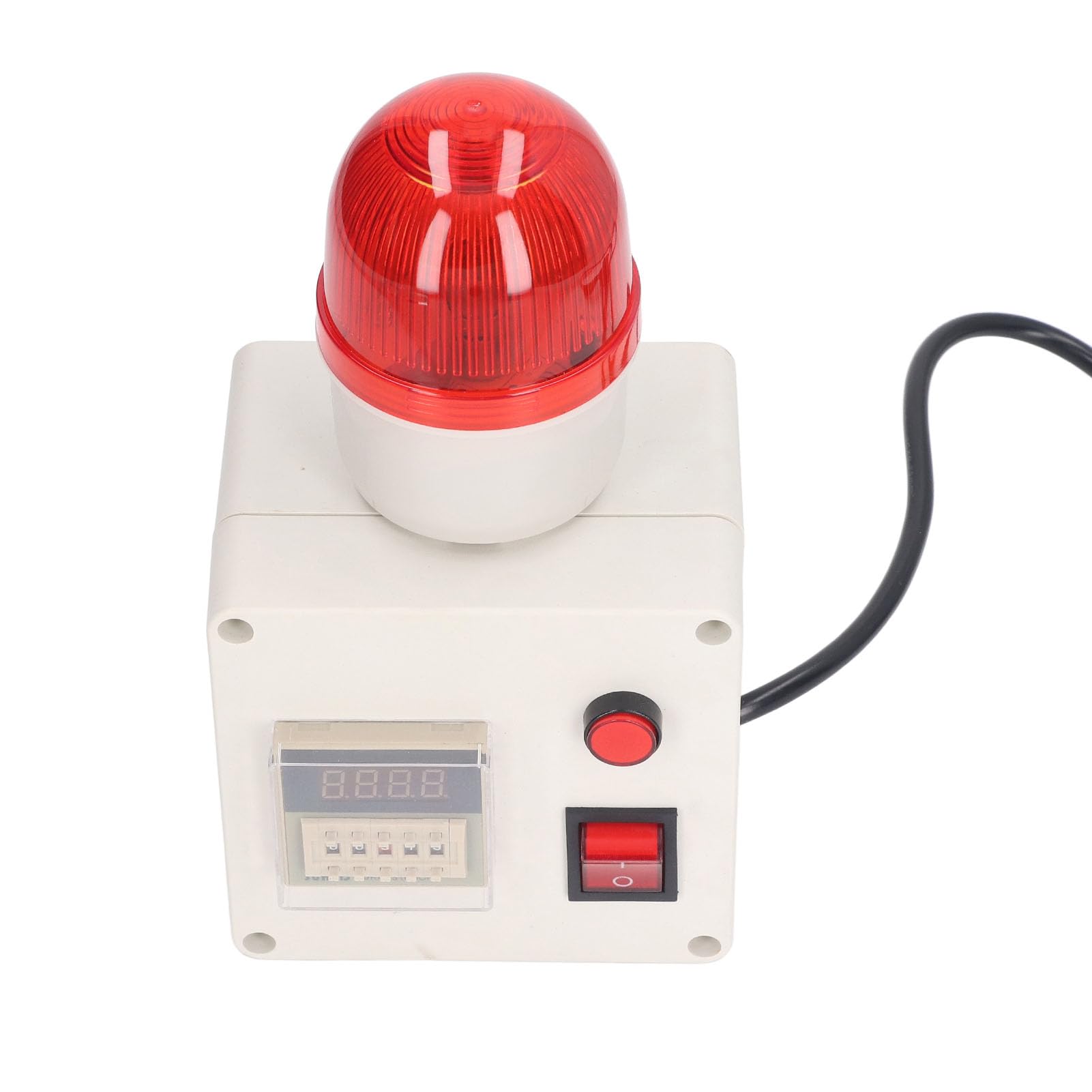Luz de Retraso de la Sirena de Alarma Luz de Alarma Audio Horn 90dB con Múltiples Temporizaciones Establecidas para la Seguridad Industrial