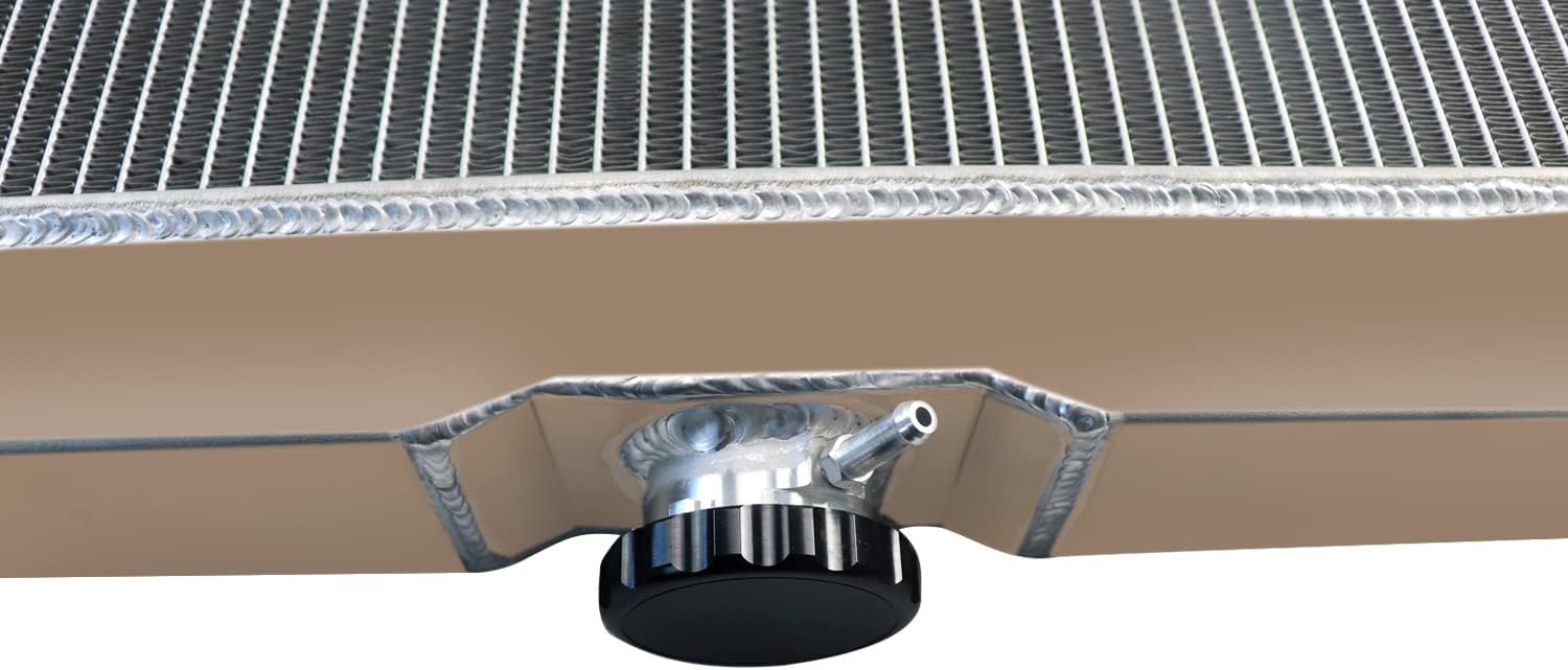 4 Row Aluminum Radiator For 1967-1970 Ford Mustang Mercury Cougar XR7