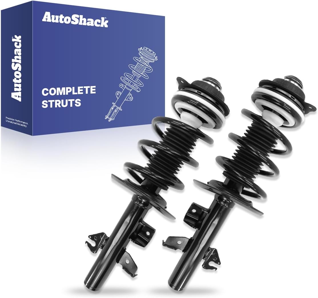 AutoShack Front Complete Strut & Coil Spring Left & Right Replacement for 2014-2023 Jeep Cherokee 2-PC Set