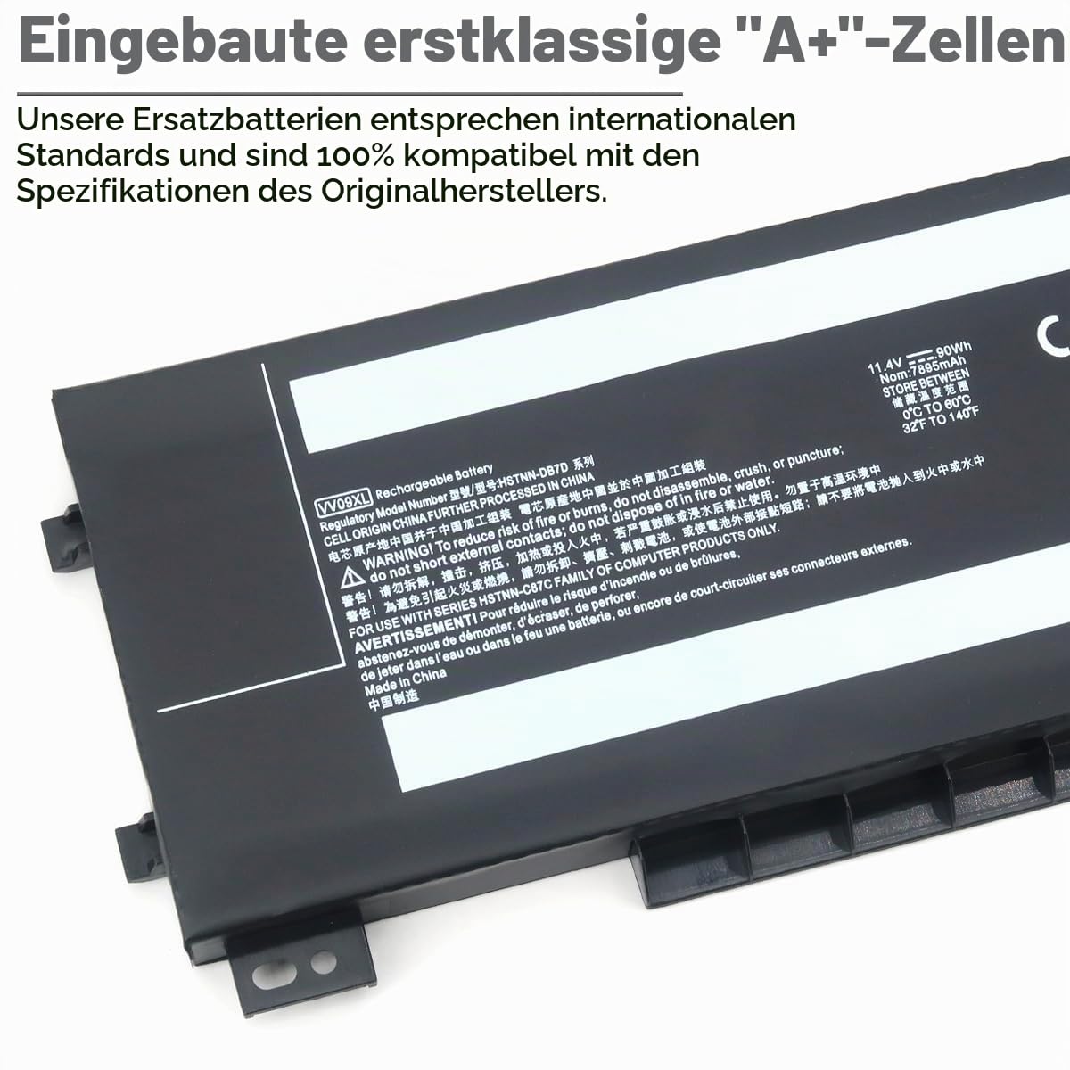 VV09XL Laptop Akku für HP ZBook 15 G3 ZBook 15 G4 Mobile Workstation