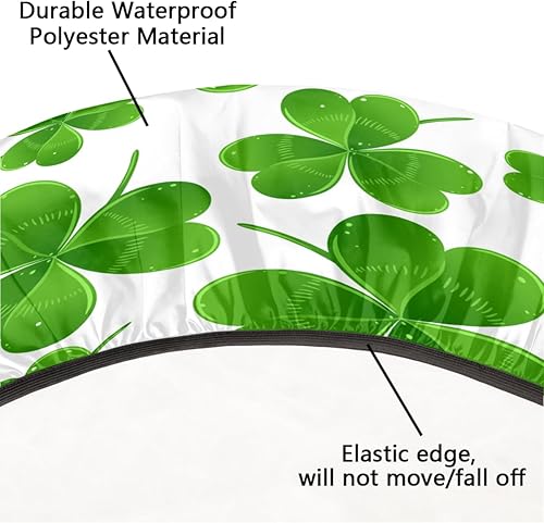 Miniatura 348 de Mantel redondo ajustado con diseño de mandala de flores, mantel circular bohemio y colorido con borde elástico, impermeable, lavable, de poliéster