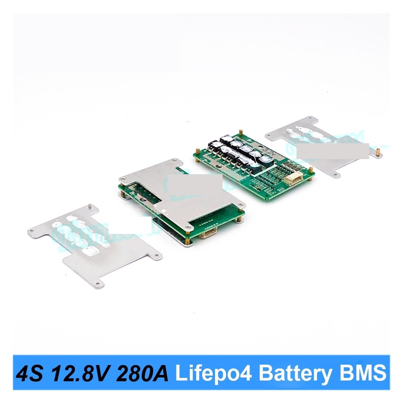 BMS-Lithiumbatterie-Schutzplatine, 4S 12,8 V 200A 280A Balance Batterie BMS Balance Protected Board for 3,2 V 200Ah 280Ah 320Ah Batterien Verwendung Li-Ionen-Ladegerät-Schutzmodul(4S 200A BMS)