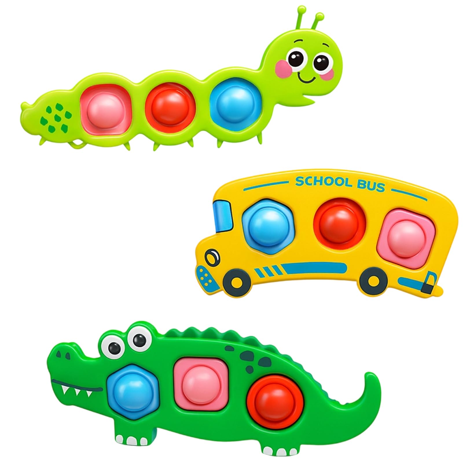 Plane Toys for 1 Year Old, Fidget Toys for Toddlers Baby Travel toys for Airplane Sensory Development for 12-36 Months Old