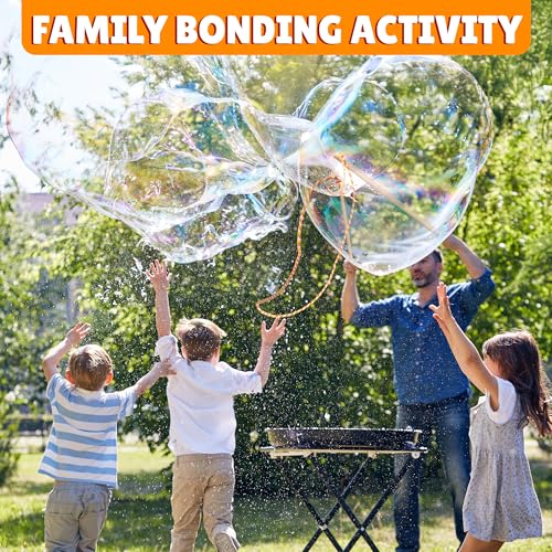 image for Atlasonix Giant Bubble Wand, Big Bubble Wand, Huge Rope, 2 Pack Giant 