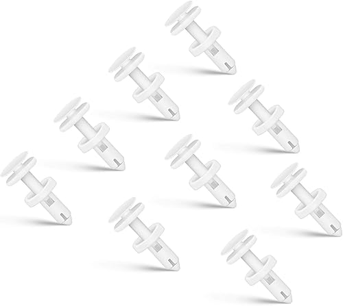 Miniatura 6 de GOOACC 25 clips para panel de puerta tamaño de agujero de 14 pulgadas clips de remache de nailon tipo empuje para GM Chevrolet Trucks Cadillac