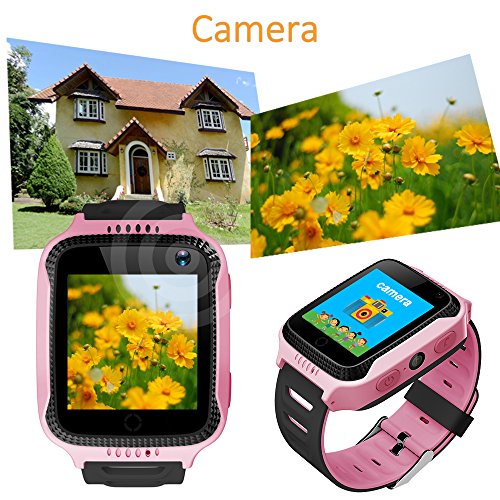 Kids GPS Smart Watch for Students - Boys Girls Smartwatch Phone with GPS Locator 2 Way Calls SOS Camera Voice Chat Math Game Step Counter Geo Fence Sport Wristband for Children Holiday Birthday Gifts - Thumbnail 4