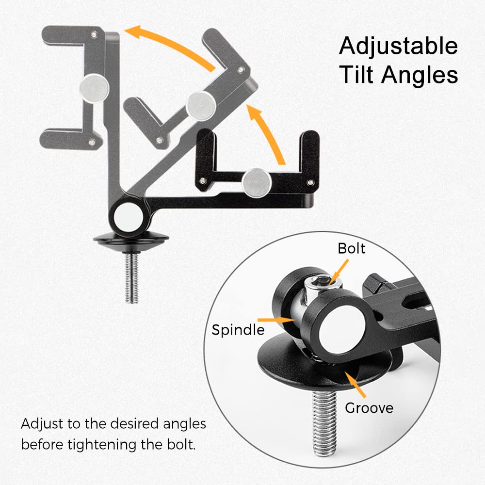 Soporte Universal para Teléfono Móvil de Bicicleta y Moto - Ajustable 3,7-7,2 Pulgadas, Aluminio, para Mountain Bike