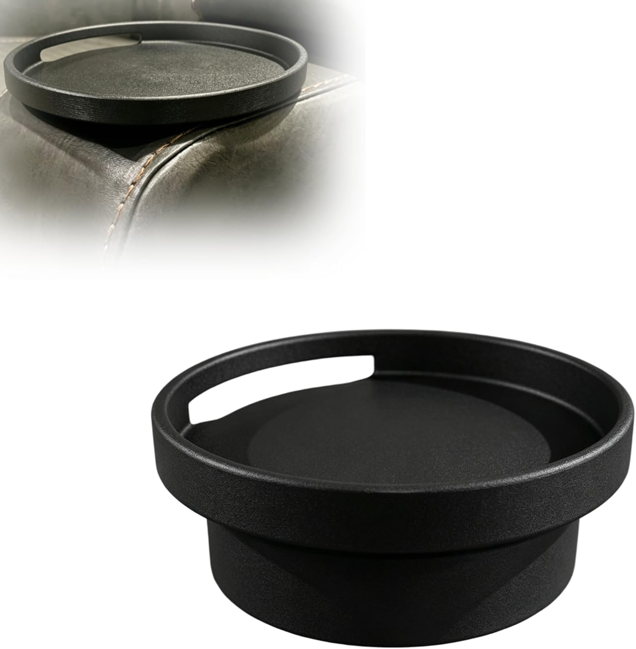 RV Cup Holder Adapter Compatible with Grand Design Theater Seating | Sofa Tray Compatible with Thomas Payne | Couch Organizer | Sturdy Drink Holder for Coffee Mug | Easy Installation