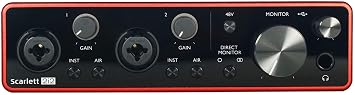 Focusrite SCARLETT 2I2 3rd Gen 192KHz USB Audio Interface w/ Pro Tools First