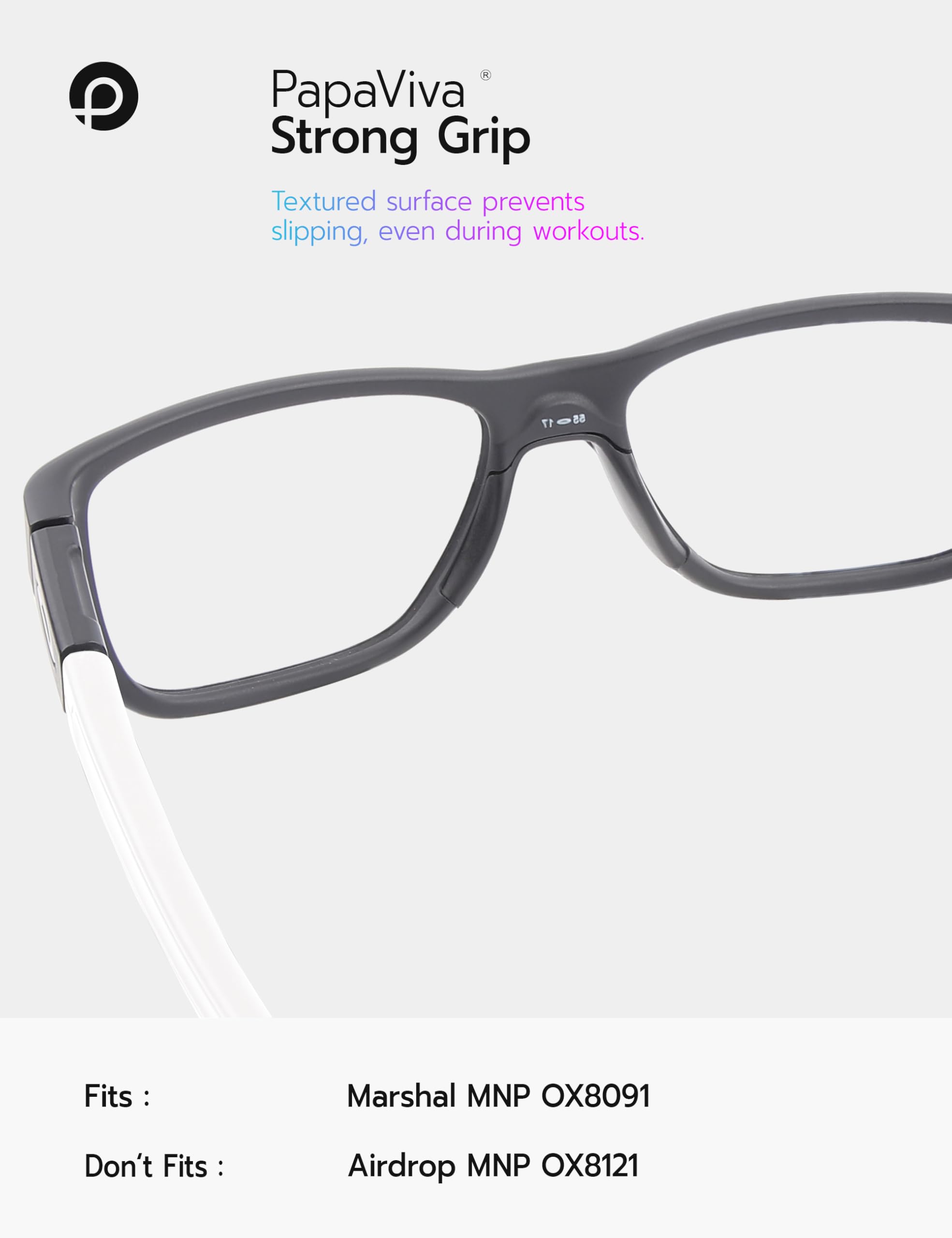 Kit di ricambio in gomma per naso e gommini per Oakley Marshal MNP OX8091