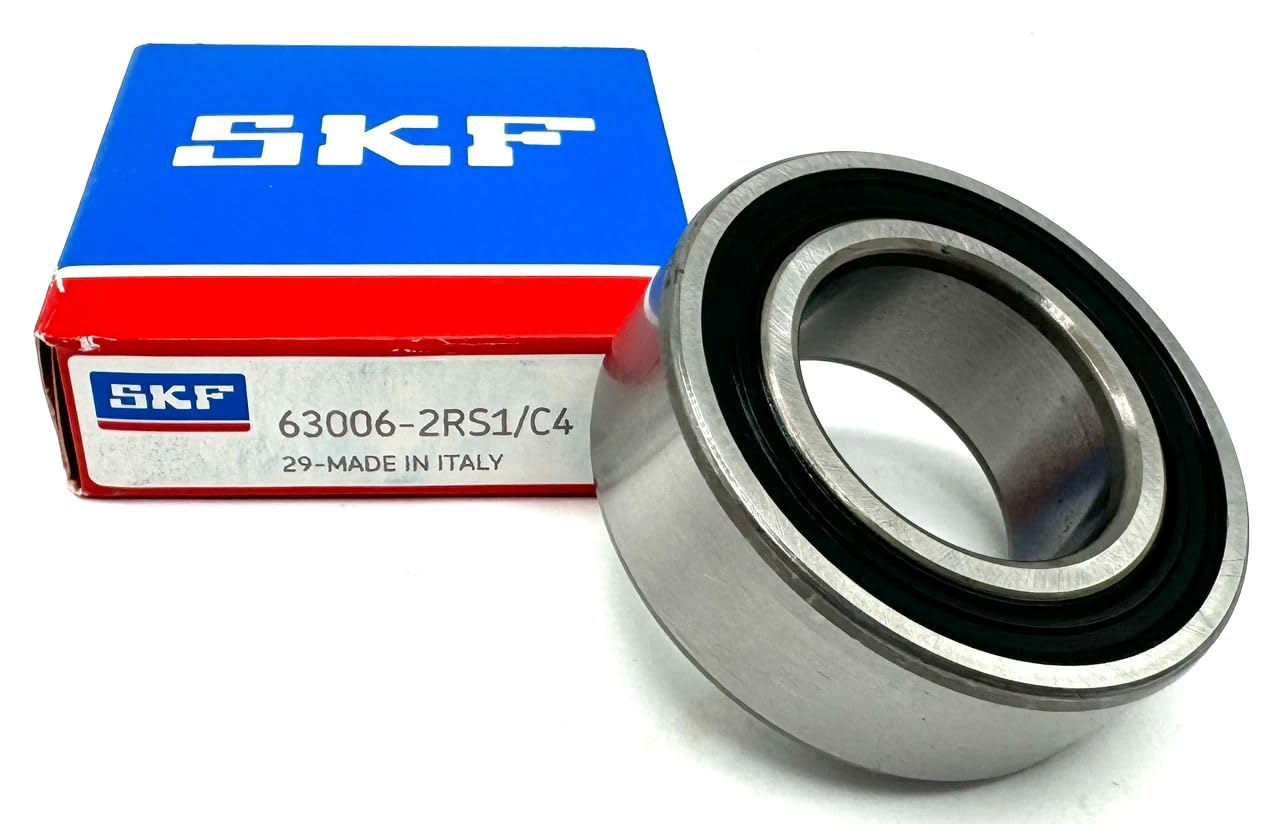 SKF 63006 2RS1/C4 DEEP Groove Ball Bearing, Rubber Sealed 30X55X19 MM