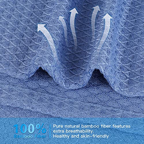 Amyhomie Cooling Blanket, 100% Bamboo Blankets For Hot Sleeper Night Sweats, Lightweight Breathable Summer Cool Blankets For Sleeping, All Season Use(Periwinkle Blue, 59×79In) #TOP1