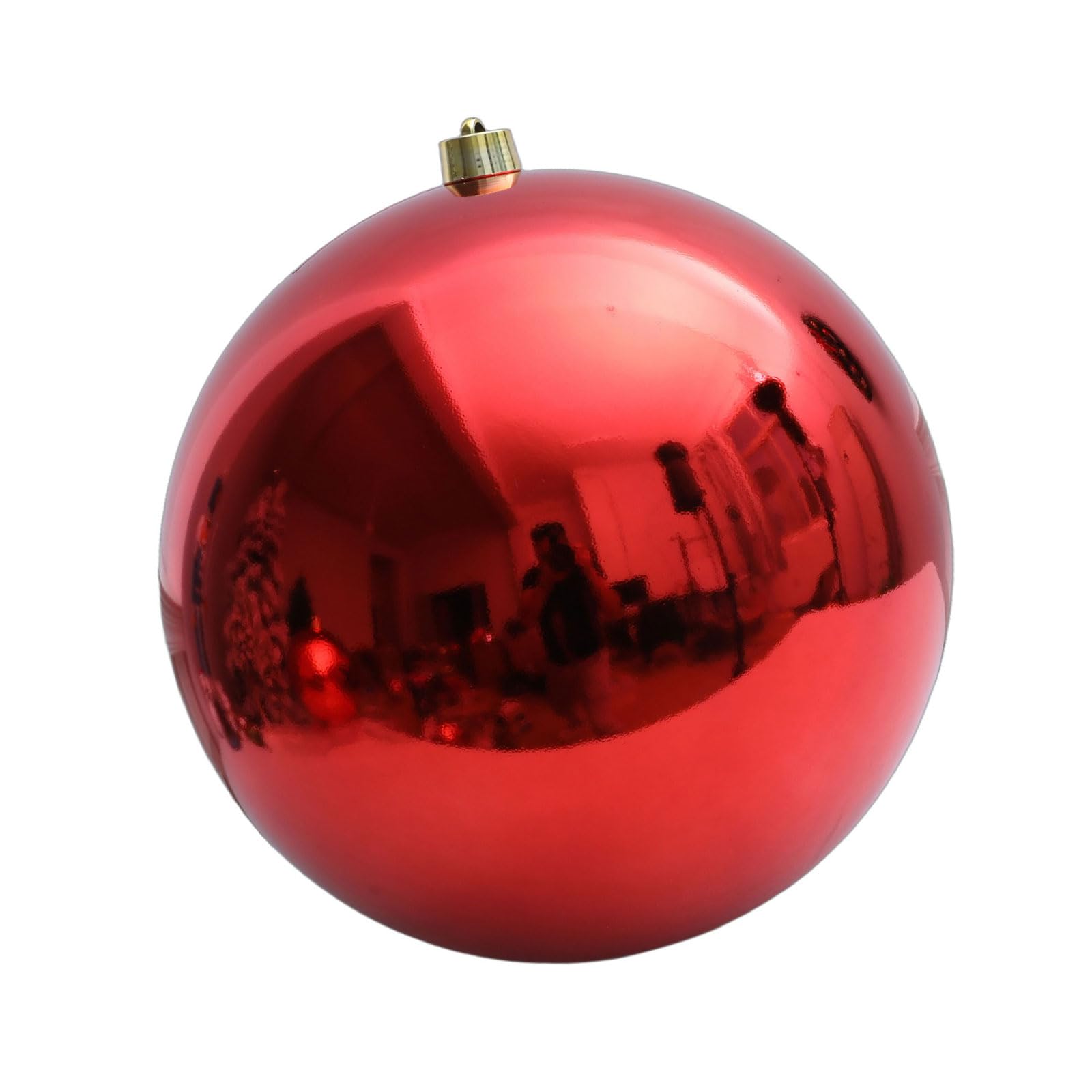 ZEPFJHE Glossy Christmas Decorative Ball 3 Size Option 25cm 30cm 40cm Suitable for Creating Joyful Holiday Atmospheres Plastics Christmas Tree Decorations