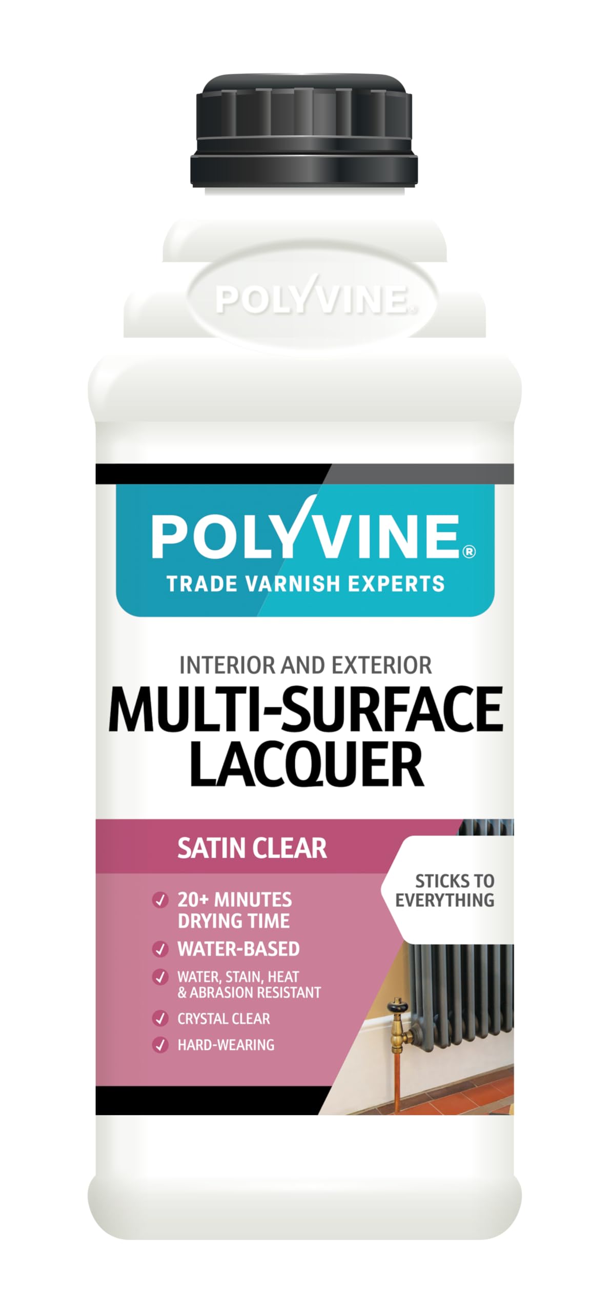 Polyvine Multi-Surface Lacquer - Satin 1 litre