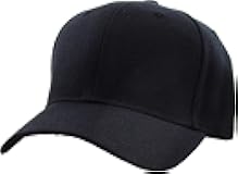 Plain Blank Curved Brim Fitted Adjustable Baseball Cap Hat Unisex