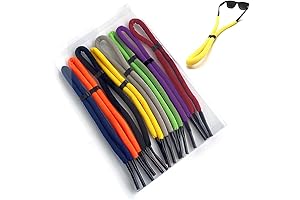 DECKER Floating Sunglass Straps 8-Pack for Outdoor Watersports to Prevent Sunglass Loss