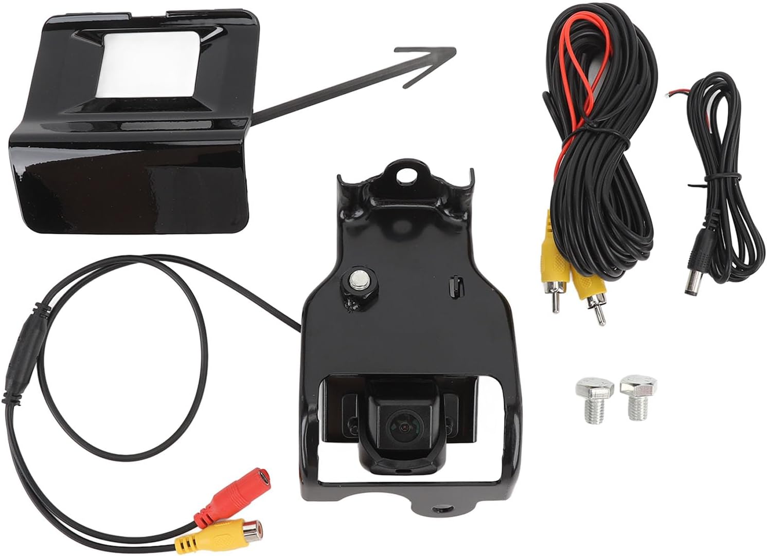 Spare Tire Mount Backup Camera, High Resolution CCD, IP67 Waterproof for Prado - Enhanced Safety, Clear HD Night Vision, Durable Design (Black)