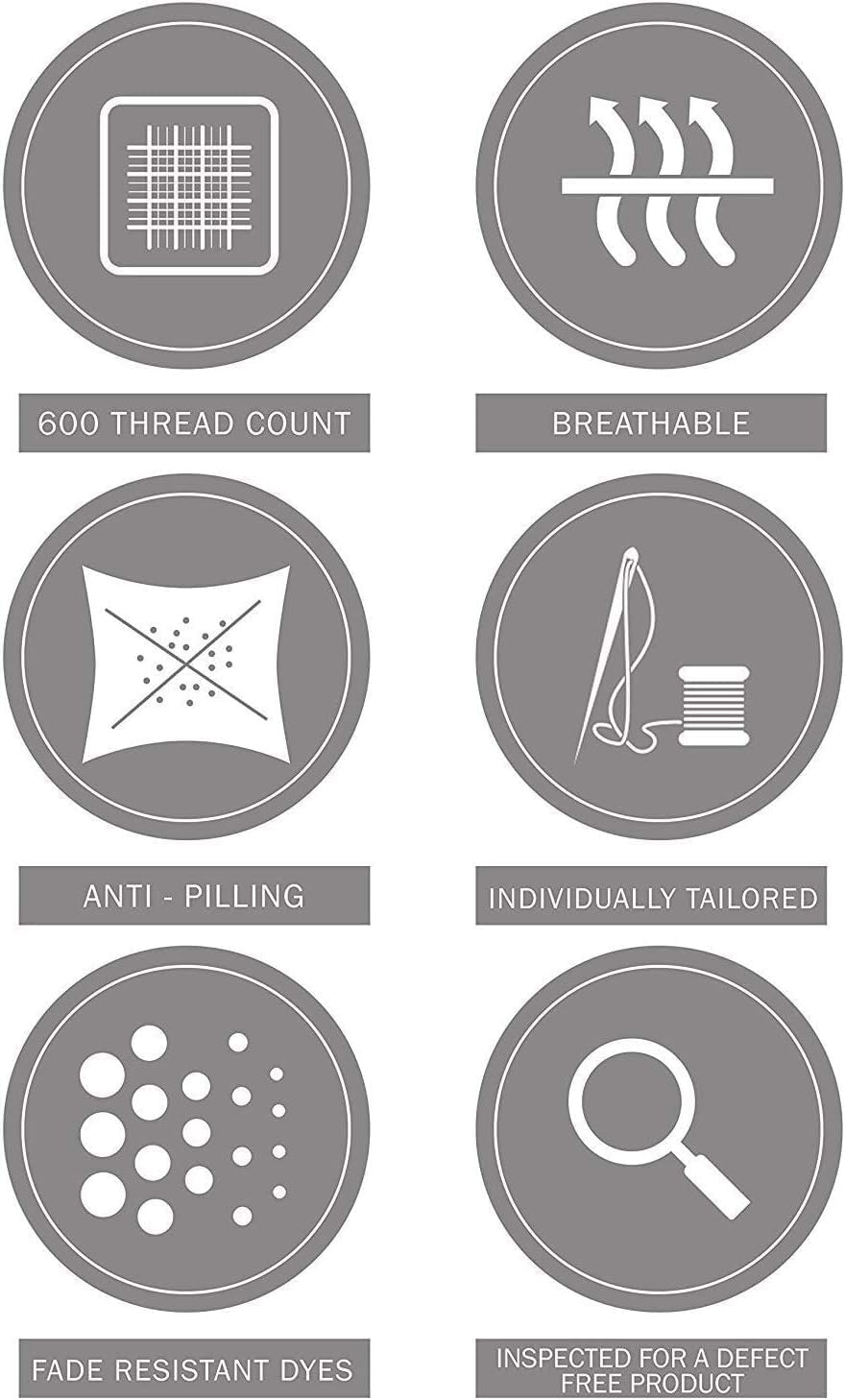 KP Linen 4 Piece Waterbed Sheets 100% Egyptian Cotton 600 Thread Count, Attached Fitted Sheet with 15 Inches Deep Pocket, Queen Size Waterbed Sheets Set, Light Blue Solid