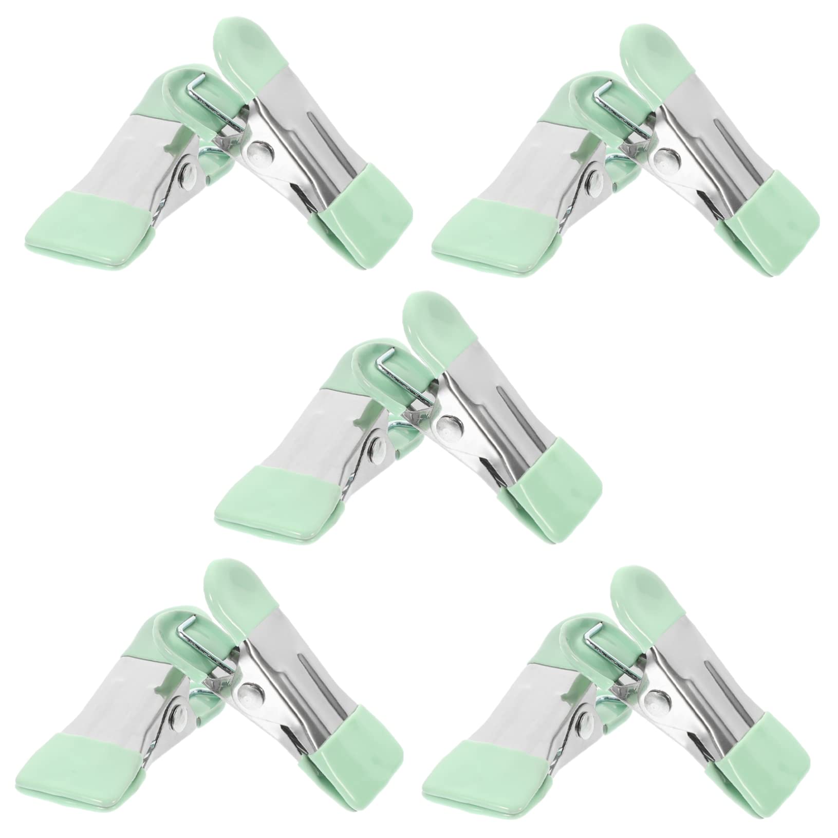Alipis 3 Set Di Mollette in Metallo Antivento Per Appendere Pantaloni Gonne Trapunte Asciugamani in Acciaio Inox 10 Pezzi*3