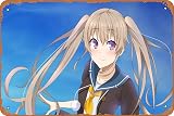 Mashiro Arisaka, Aokana: Four Rhythm Across The Blue Anime Poster Home Wall Art Decoration Retro Metal Tin Sign 8x12 inch