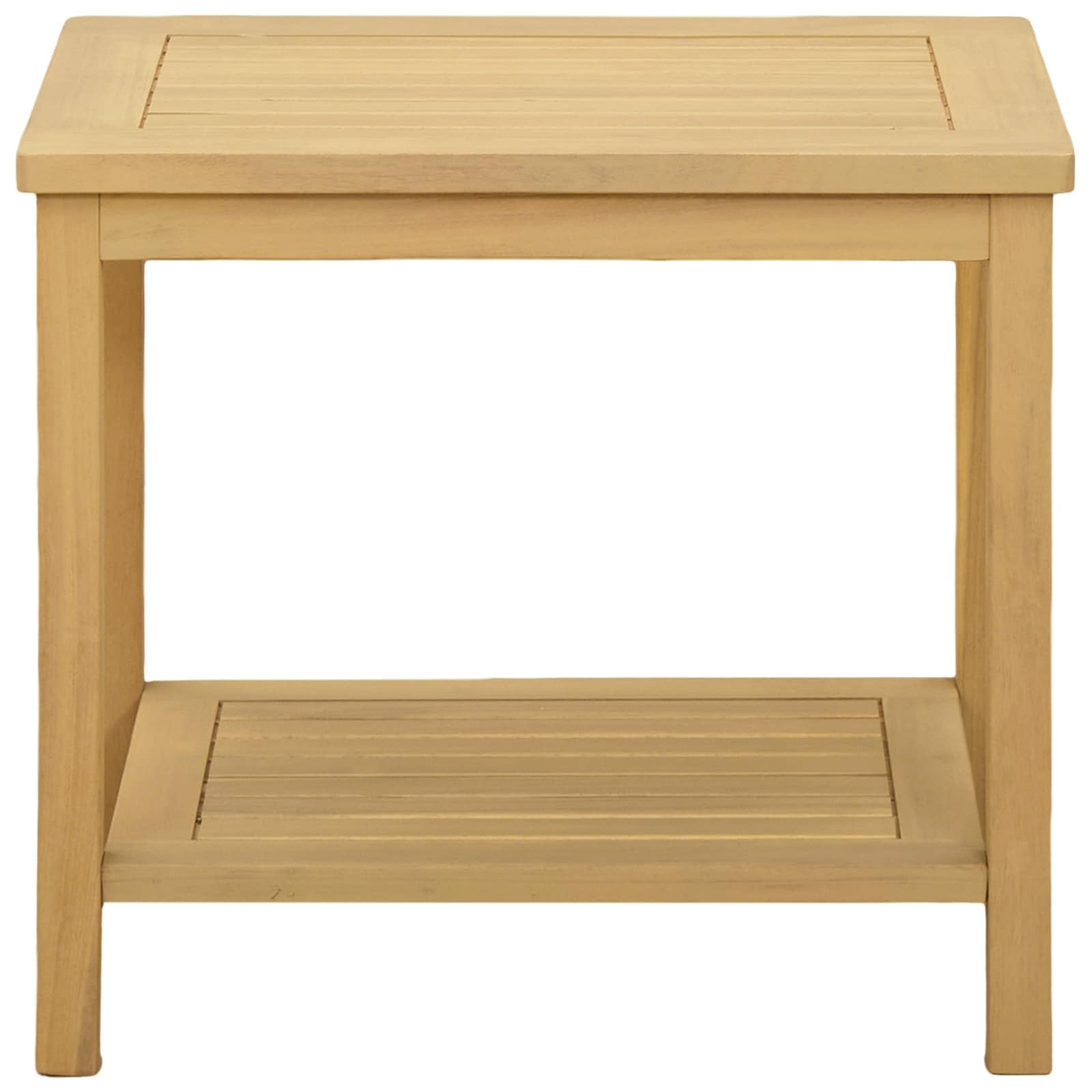 vidaXL Stolik boczny Olej Naturalny 50 x 35 x 45 cm Lite Drewno Akacji
