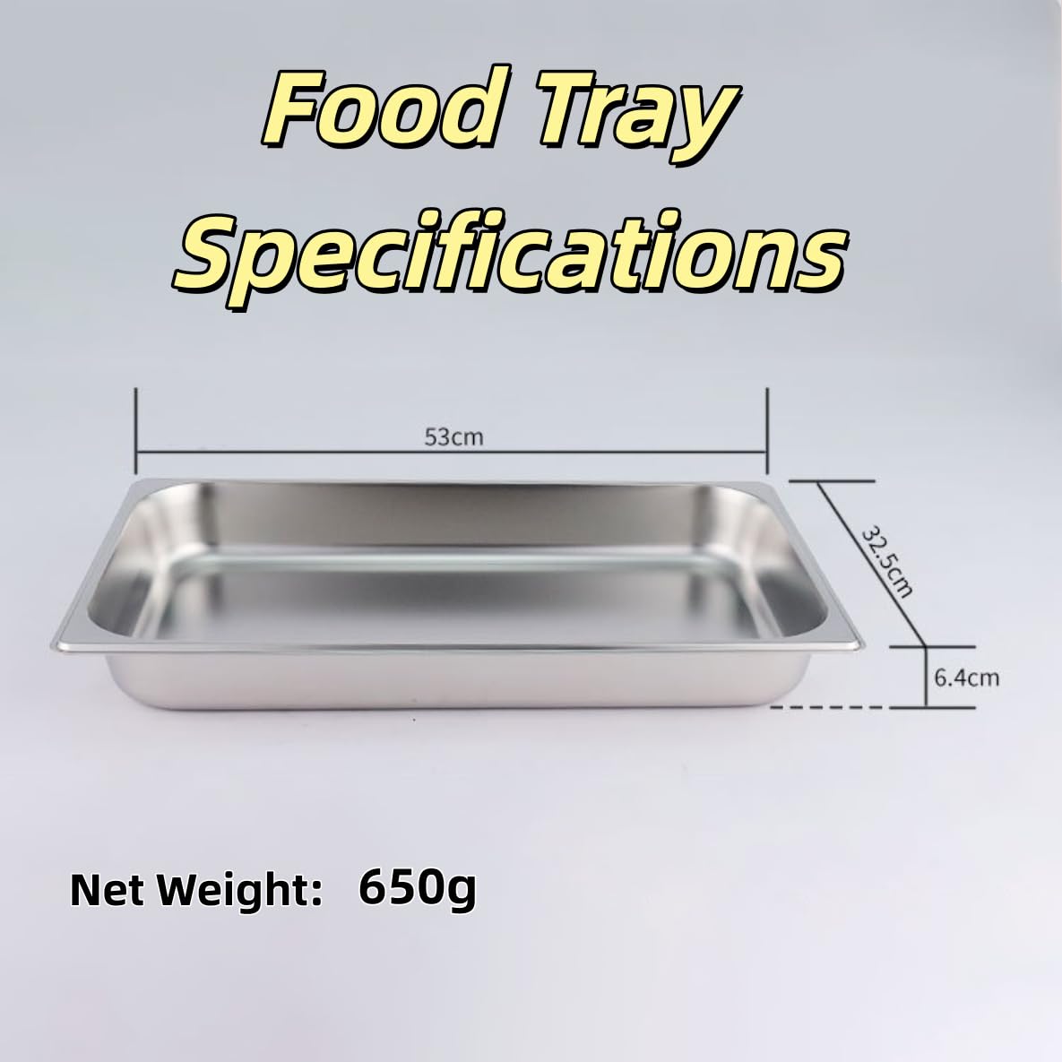 Juego de platos para rozaduras de buffet, calentadores de alimentos con diseño de borde enrollado para fiestas, bandejas de servir de acero inoxidable