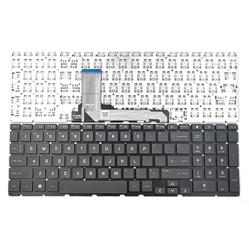 HP Victus 16-D0013DX -D0023DX -E -E0085CL -E1163NR -E1085CL �m�[�g�p�\�R���p�L�[�{�[�h US �������ȒP(Black No Backlit)